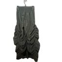 Micas Ruched Black Drawstring Wide Leg Cargo Pants Size Medium NEW! Photo 1