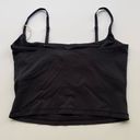 SKIMS Fits Everybody Cropped Cami Top Onyx Black Size Small NEW Photo 3