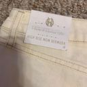 House of Harlow Beige High Rise Mom Shorts Photo 1