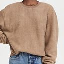 Good American  Sherpa Boyfriend Sweatshirt Photo 9