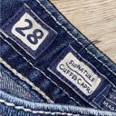 Miss Me  signature cuffed capri cropped crop blue jeans denim Photo 6