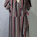 Bobbie & Brooks Bobbie Brooks Plus Size Striped Wrap Dress Size 2X NWT Photo 0