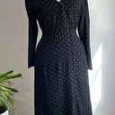 Black Diamond ABLE Lena Asymmetric Button-Down Wrap Over Midi Dress in  Print Photo 0