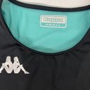 Kappa NEW S Small Open back  Kombat System Athletic Tank Top Black/Green/White Photo 5