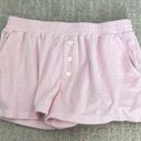 Stoney Clover Lane matching set baby pink terry cloth sweatshirt boxer short Photo 7