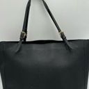 Tory Burch  Black Saffiano Leather Medium York Buckle Tote Photo 3