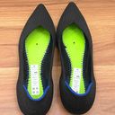 Rothy's ROTHY’S The Point in Solid Black Ballet Flat Shoes Sustainable Knit Flats Size 8 Photo 6