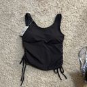 Halara Brown side Scrunch Rouched Tank Size Medium Photo 0