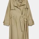 ZARA NWT  Oversized Trench Coat Belted Double Breasted Bloggers Fav S/M Photo 7