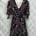 Jessica Simpson  Womens Size S Floral Brooklyn Tie Up Button Mini Dress NWT Photo 2