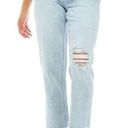 Calvin Klein Jeans High Rise Destructed Straight Leg Ankle Raw Hem Jeans 29" Photo 0