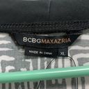 BCBGMAXAZRIA NWT bcbg Max Azria maze pattern black white size‎ X-Large Photo 1