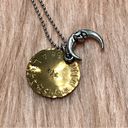 The Moon Be a Light Shine Bright Handstamped Charm Necklace Photo 1