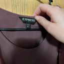 EXPRESS Purple  Cinch Waist Blouse Photo 2