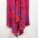 Alexis  for Target Tropical Leaf Tie Shoulder Strap Asymmetric Dress Size XXS Photo 5