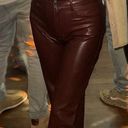 Abercrombie & Fitch Abercrombie Curve Love Leather Pants Photo 3