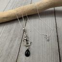 Onyx Mermaid Black  Sterling Silver Necklace Photo 4