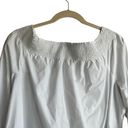 Tommy Hilfiger  Women Top Smock Neckline Large Cuff Sleeve 2X White Coastal Beach Photo 12