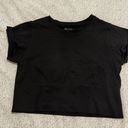 Aerie Offline By   Black Crop Workout Tee Photo 0