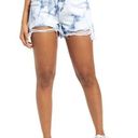 BP New  Ripped Cutoffs High Rise Shorts Non-Stretch Denim Blue Bleach Wash Photo 13