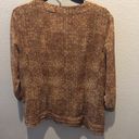 Coldwater Creek  brown blouse Photo 4