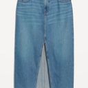 Old Navy  Mid-Rise Jean Maxi Skirt Women’s SIZE 20W NEW  Medium Wash Photo 1