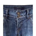 Hudson Jeans Hudson Low Rise Flare Denim Blue Jeans Women Size 26 Double Button Fly Dark Wash Photo 3