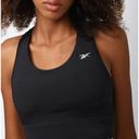 Reebok  Sports Bra Womens Small Black Athletic Activewear Workout Stretch Yoga Photo 5