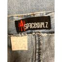 Spacegirlz Vintage Y2K Raw Denim Pencil Skirt Blue Size 2 Photo 6