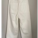 Everlane  White Wide Leg Ankle Crop Pants (Size 6) Photo 7