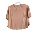 Ryderwear  Short Sleeve T Shirt Women's XL Dusty Rose Cropped Lightweight Gym Photo 1