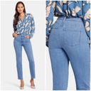 NYDJ 💕💕 Sheri High Rise Slim Jeans ~ Nottinghill Blue 12 NWT Photo 1