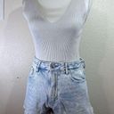 PacSun Playboy by  Lanai Denim Patch Cutoff Festival Shorts Blue Size 27 Photo 0