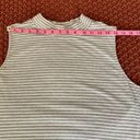 cj banks  Gray and White Sleeveless Stretch Knit Top Size 1X Photo 5