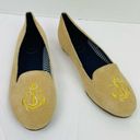 Jack Rogers Women Tan Anchor Suede Flats Size 6.5 Photo 1