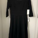 Harper  ROSE Pleated Fit & Flare Black Dress Size 8 Photo 2