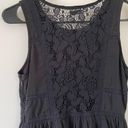 American Eagle Black Lace Mini Dress Photo 5