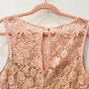 Bisou Bisou Blush Pink Lace dress size 8. Photo 6