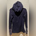 Lululemon  Apres Run Pullover Heathered Black/Navy Fleece Hoodie Size 4 Photo 8