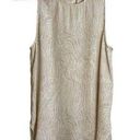 Wilfred Aritzia  Wood Print Beige Keyhole Sleeveless Tank Photo 0