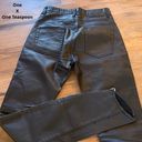 One Teaspoon  Waxed Black Pant Skinny Ankle Stretch Jean Scallywags SIZE 28 $148 Photo 1