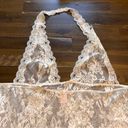 Victoria's Secret  Chemise Lace Slip Halter Sexy Night Gown XL Cream Off White Photo 1