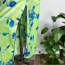 Natori  Vintage Floral Green Blue Maxi Dress size Large Photo 4