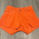 BDG Urban Outfitters Women's  Corduroy Orange Shorts Size 25 Boho Chic Classic Photo 0