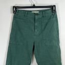 Madewell  The '90s Straight Utility Pant in Canvas Old Spruce Green Size 25 Photo 7