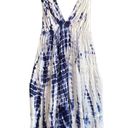 Boho Me NWT  Blue/White Tie Dye Summer Dress. Size Large. Photo 1