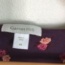 Garnet Hill  Knit Floral Print V Neck Empire‎ Waist Midi Dress 3/4 Sleeve … Photo 1