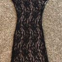 Bobeau  black floral lace bodycon dress Photo 12