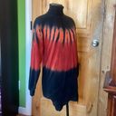 Young Fabulous and Broke  YFB Black Multi Tie Dye Turtleneck Side Zip Mini Dress Tunic Top $198 EUC XS  Photo 4