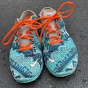 Nike  Free 5.0 TR FIT 4 Woman’s Size 9 Athletic Running Shoe Blue Teal Orange Photo 3